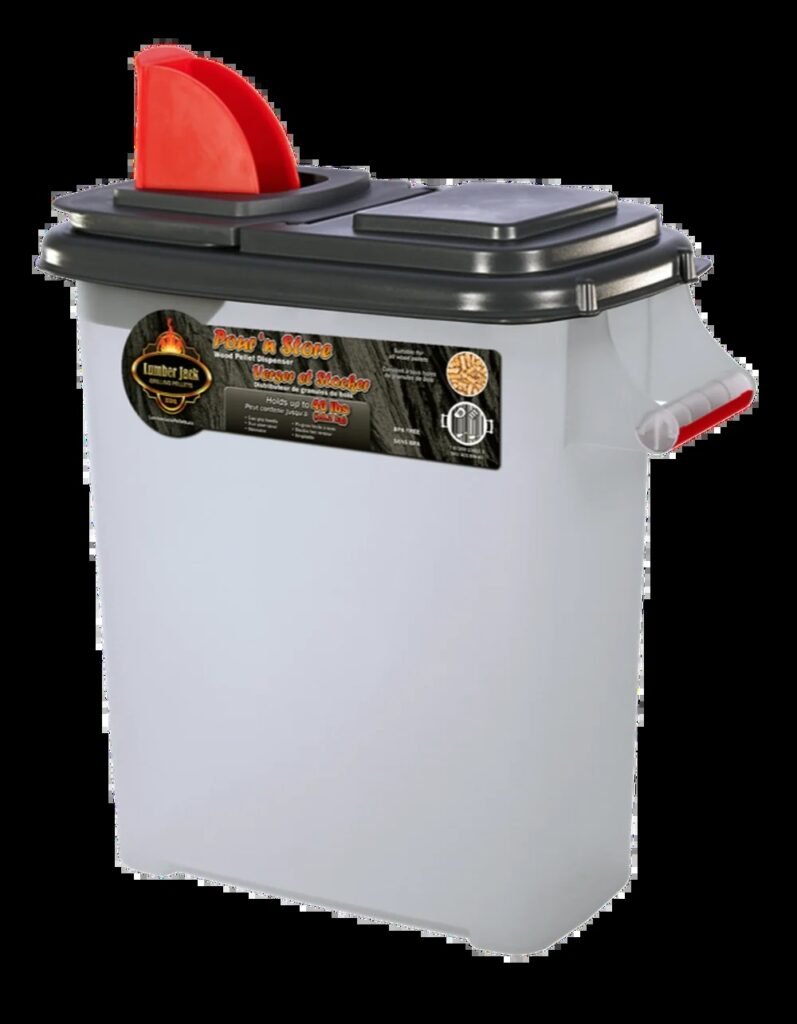 Lumberjack Pour n Store pellet bin, 40 lb
